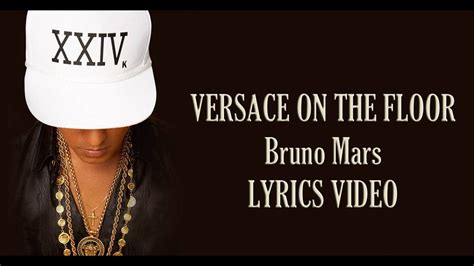 live bruno mars versace on the floor|Versace lyrics Bruno Mars.